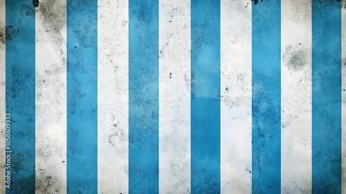 The striking combination of retro stripes on a deep blue canvas.