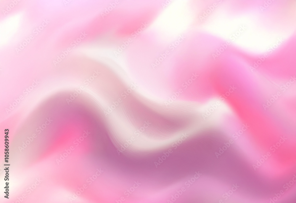 Abstract pink and white background with a blurry, wavy texture. Abstract pink and white background with a blurry, wavy texture.