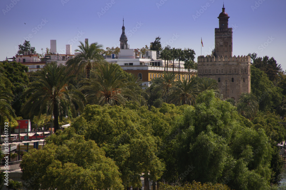 View to a part of the city of Seville View to a part of the city of Seville