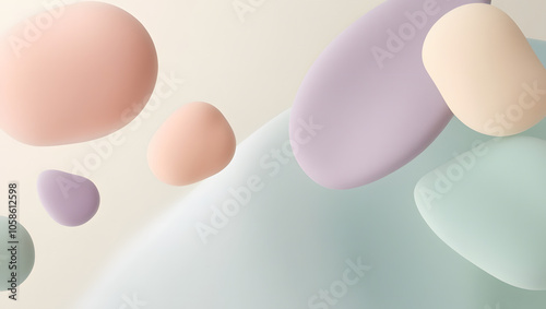 pink and white eggs