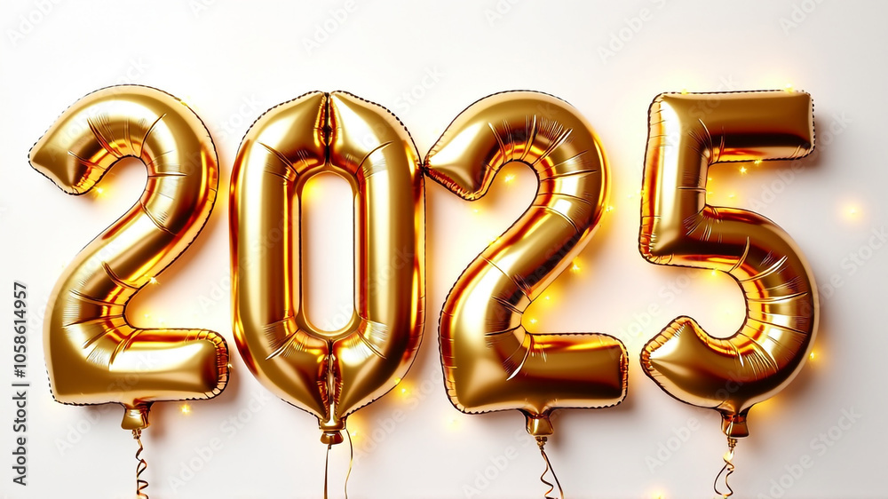 2025 Render 3d balloon. Happy New Year 2025 2025 Render 3d balloon. Happy New Year 2025