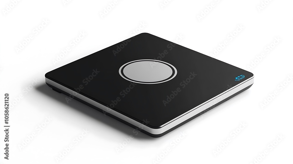 A sleek, modern digital scale designed for weight measurement. A sleek, modern digital scale designed for weight measurement.