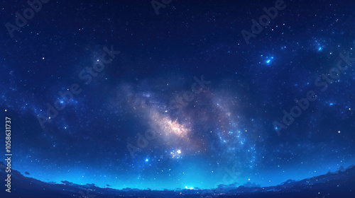 Starry galaxy abstract background illustration