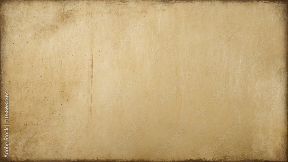 Noisy texture in muted gold, subtle grain with light highlights and scattered imperfections. Created with generative AI technology