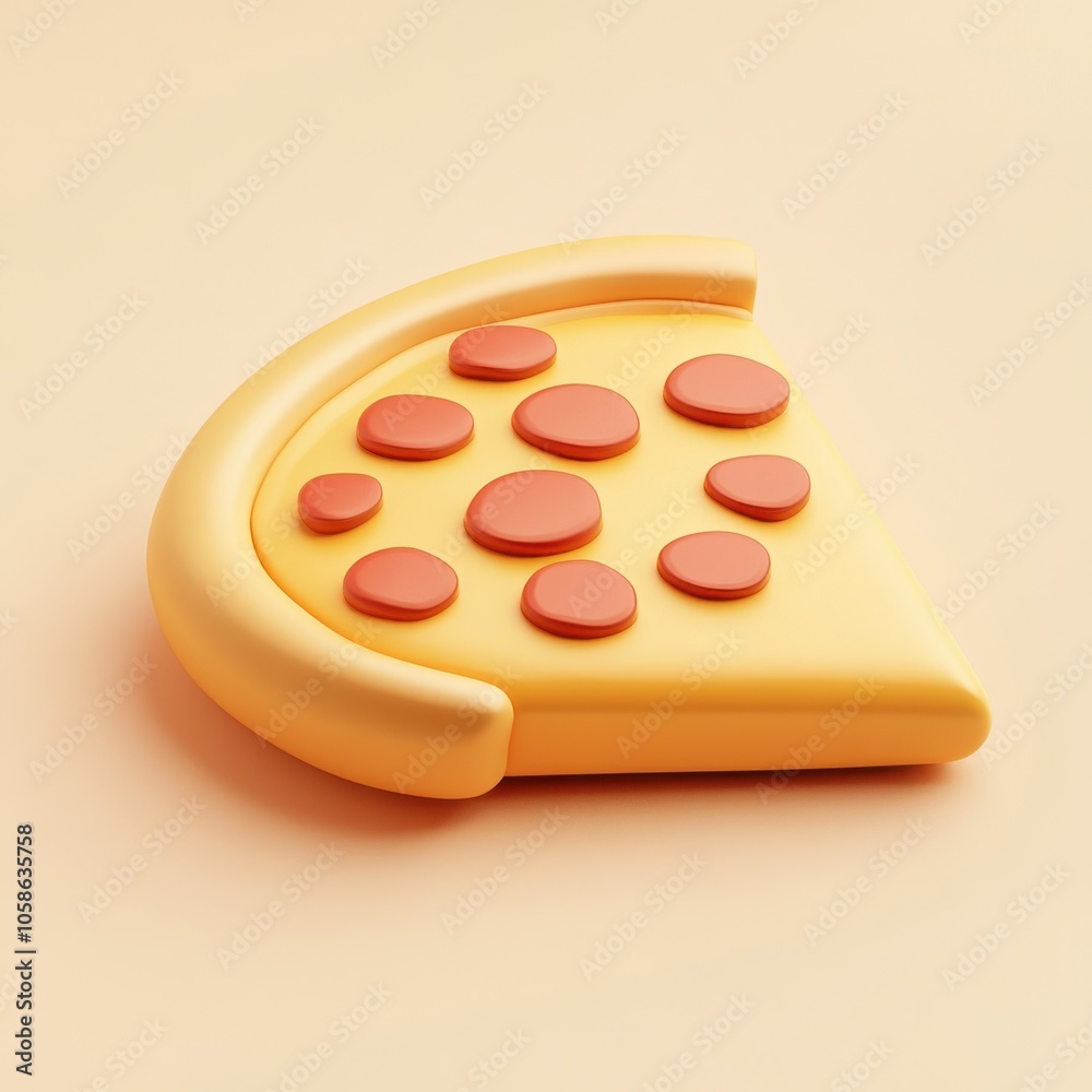 Playful and Vibrant Pizza Slice Shaped Game Controller Playful and Vibrant Pizza Slice Shaped Game Controller