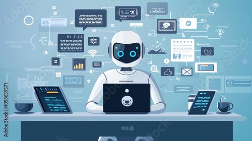 Wallpaper Mural Individual using ai software to create and schedule personalized content across multiple digital platforms Torontodigital.ca