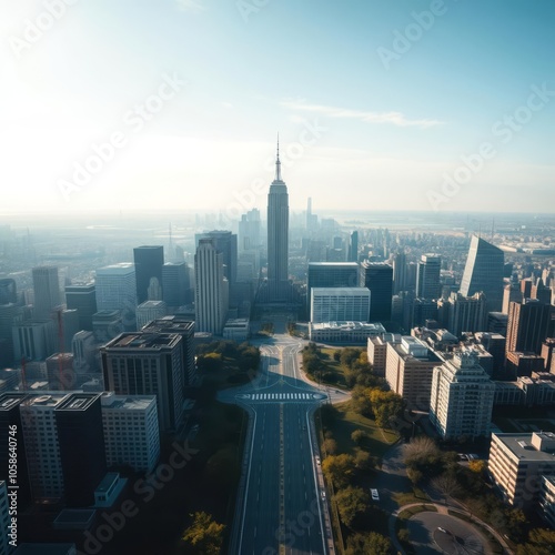 Japanese immigration centennial park in mogi das cruzes sao paulo brazil aerial city Ultra realistic Photorealistic  photo