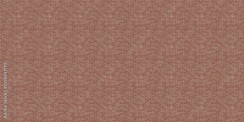 Fototapeta premium Classic Red Brick Texture: Seamless pattern of classic red bricks with visible mortar lines, creating a warm, traditional feel ideal for rustic and industrial designs