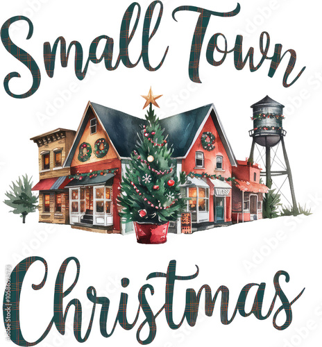 Watercolor Plaid Christmas Quotes PNG Clipart. Cozy Holiday Themes Decor & Festive Seasonal Art Designs. Embrace Rustic Winter Plaid Vibe for Seasonal Projects. Perfect for Capture the Holiday Spirit.