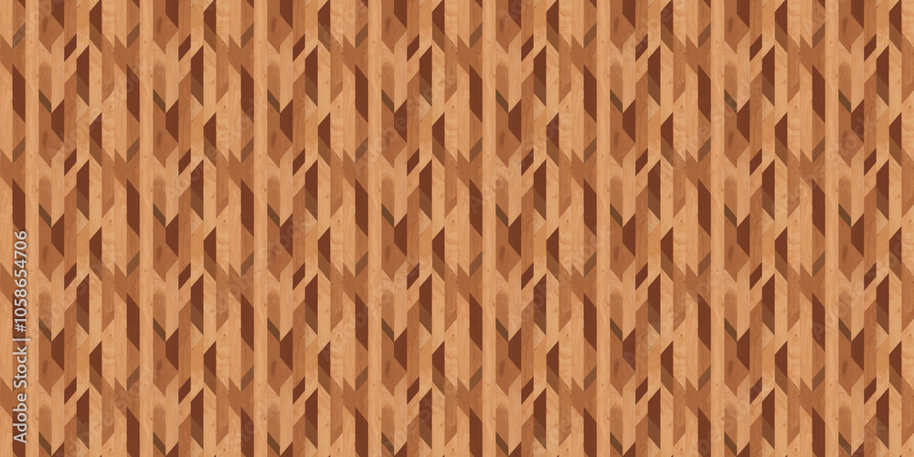 Naklejka premium Warm Maple Plywood Texture: Seamless pattern of warm maple plywood in light caramel tones with subtle, swirling grain, creating a cozy, welcoming effect for natural-themed designs