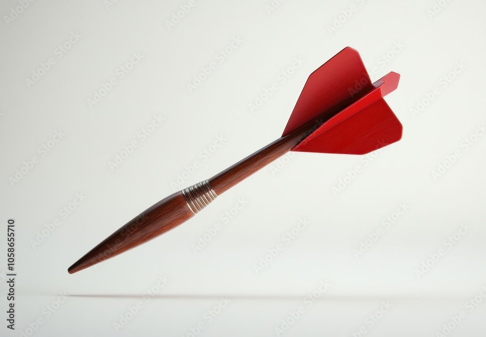 Red Dart Arrow. Red Dart Arrow.