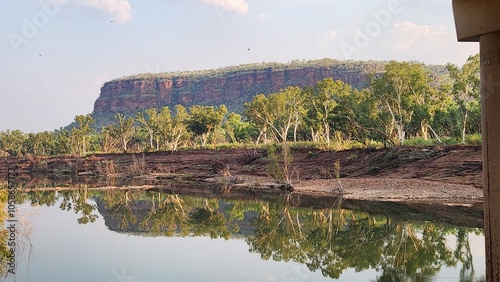 Victoria River Scene in Northern Territory Australia photo