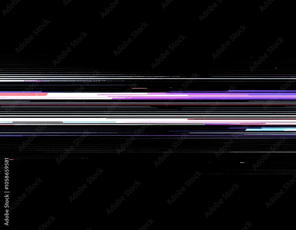 Retro VHS Glitch Effect Background with Neon Blue, Purple, and Pixelated Noise Distorted Broken Tape Texture Retro VHS Glitch Effect Background with Neon Blue, Purple, and Pixelated Noise Distorted Broken Tape Texture