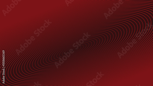 Dark Red line circle abstract background for backdrop or presentation