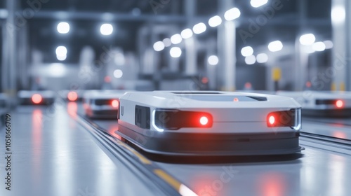 Automated Guided Vehicles in a Warehouse