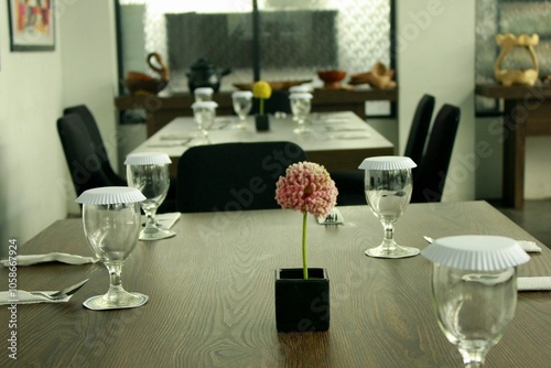 table setting for a dinner