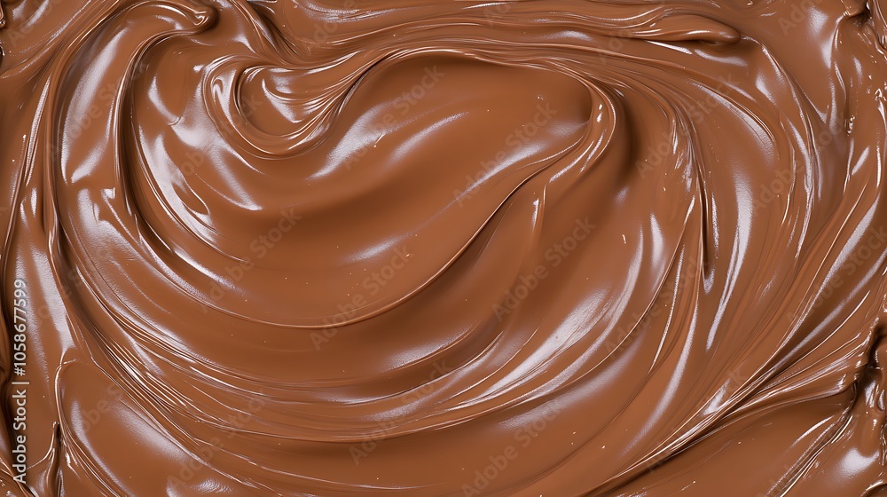 Show off your love for all things chocolate with this luxurious photo of melted chocolate in a rich, creamy texture, guaranteed to satisfy even the most intense chocolate cravings.
