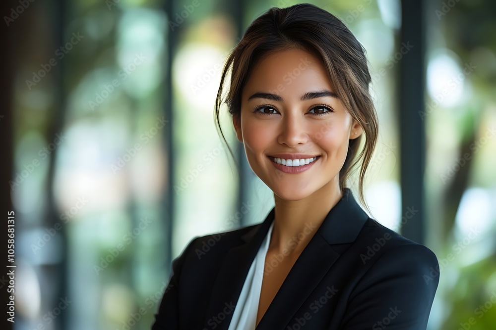Confident Businesswoman Headshot Elegant and Powerful Confident Businesswoman Headshot Elegant and Powerful