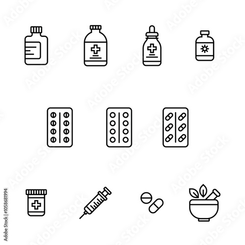 medicine pill pharmacy drug icon design