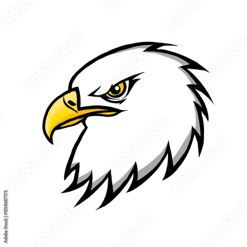 Bald Eagle Head Logo