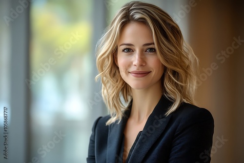 Confident Businesswoman in Black Blazer with a Soft Smile Free Download Confident Businesswoman in Black Blazer with a Soft Smile - GFXLoad