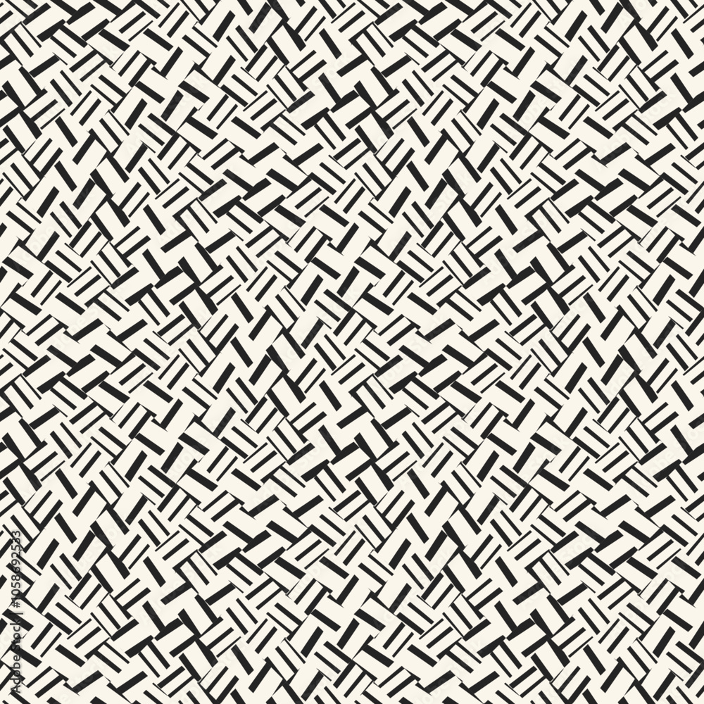 Black And White Variegated Broken Graphic Pattern Black And White Variegated Broken Graphic Pattern
