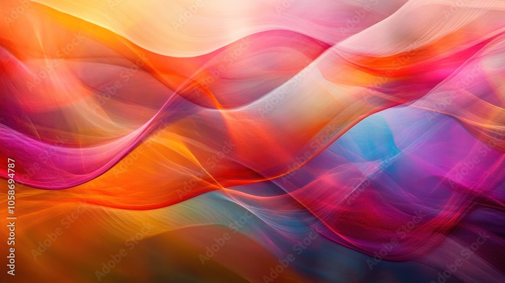 Obraz premium Abstract Colorful Waves