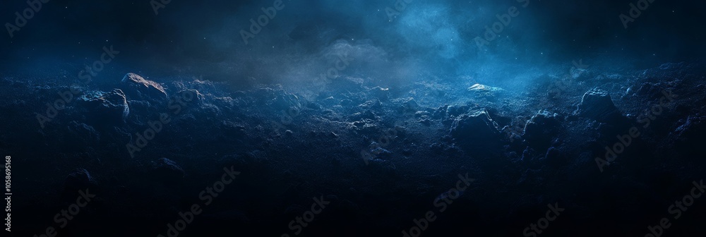A Deep Space Landscape: Cosmic Dust and Distant Stars A Deep Space Landscape: Cosmic Dust and Distant Stars