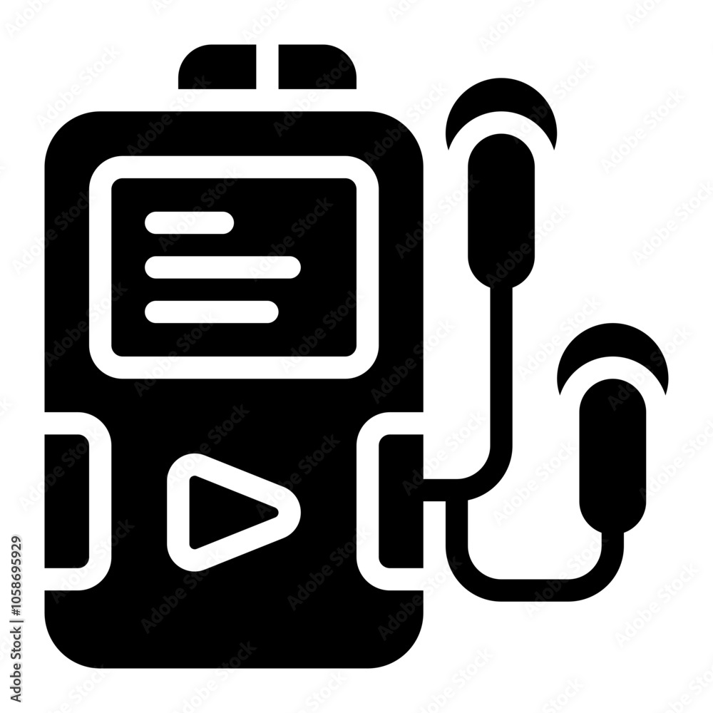 Audio Solid Icon Audio Solid Icon