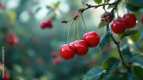 Ripe Red Cherries: A Summer Delight