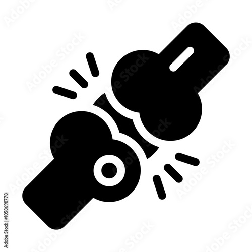 Cracked Solid Icon