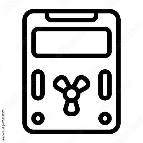 Dosimeter Line Icon