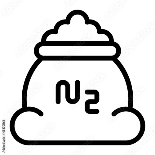Fertilizer Line Icon