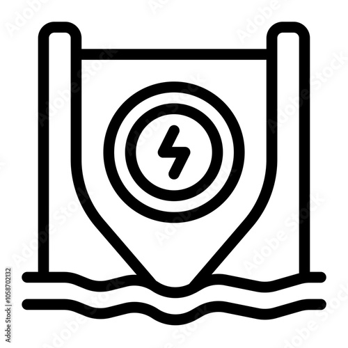 Generator Line Icon