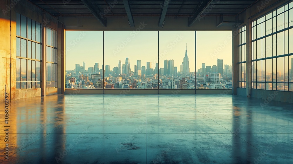 Manhattan, Dubai, Shanghai, and Hong Kong City Centers with Platforms, Roads, Parking Lots, and Brick Pavements for Car Advertisement Background Manhattan, Dubai, Shanghai, and Hong Kong City Centers with Platforms, Roads, Parking Lots, and Brick Pavements for Car Advertisement Background