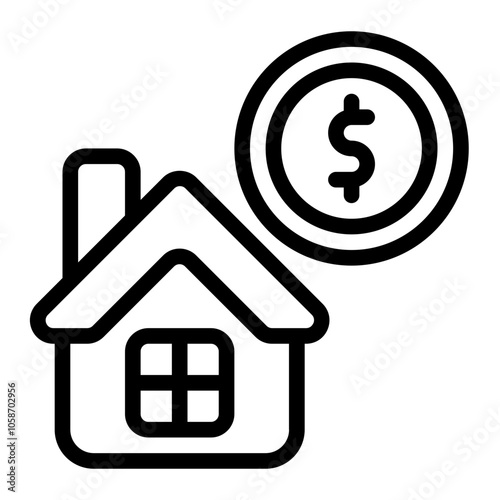 House Line Icon