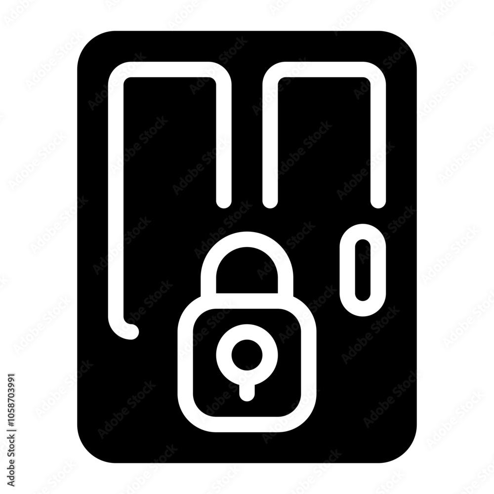 Locks Solid Icon