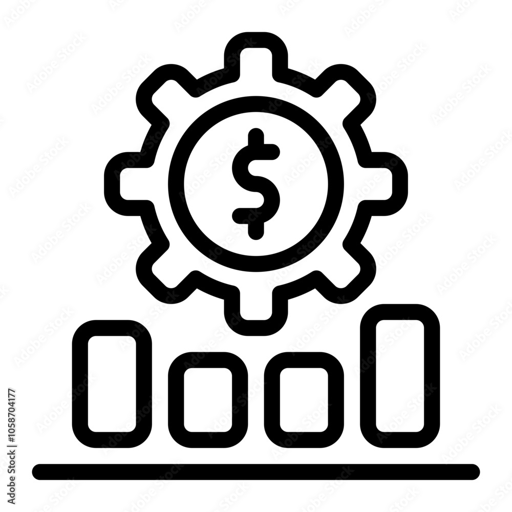 Management Line Icon