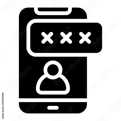 Pin Code Solid Icon