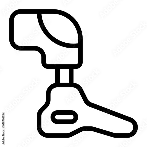 Prosthetic Line Icon