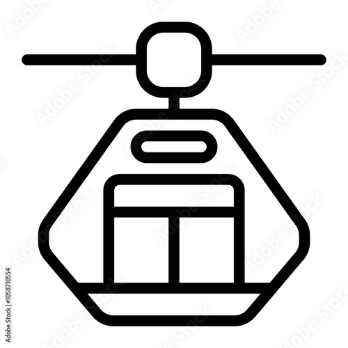 Transport Line Icon