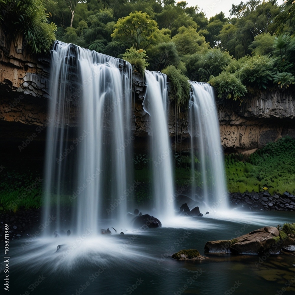 Fototapeta premium waterfall in the forest