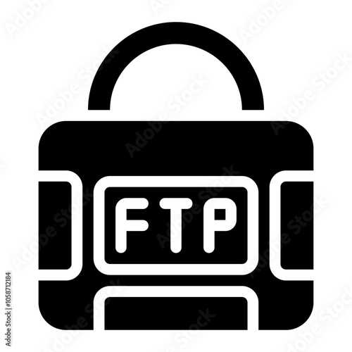 Web Hosting Solid Icon
