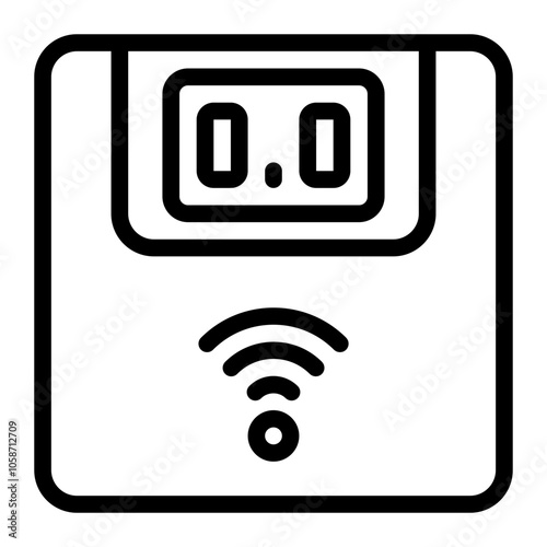 Wireless Line Icon
