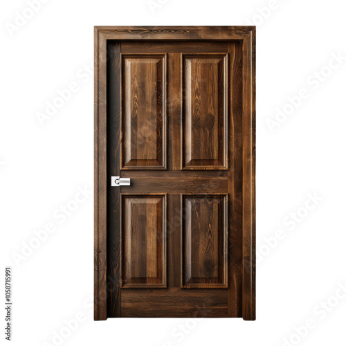 Door isolated on transparent background