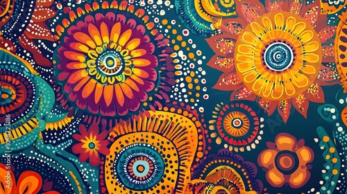 Vibrant Floral Pattern