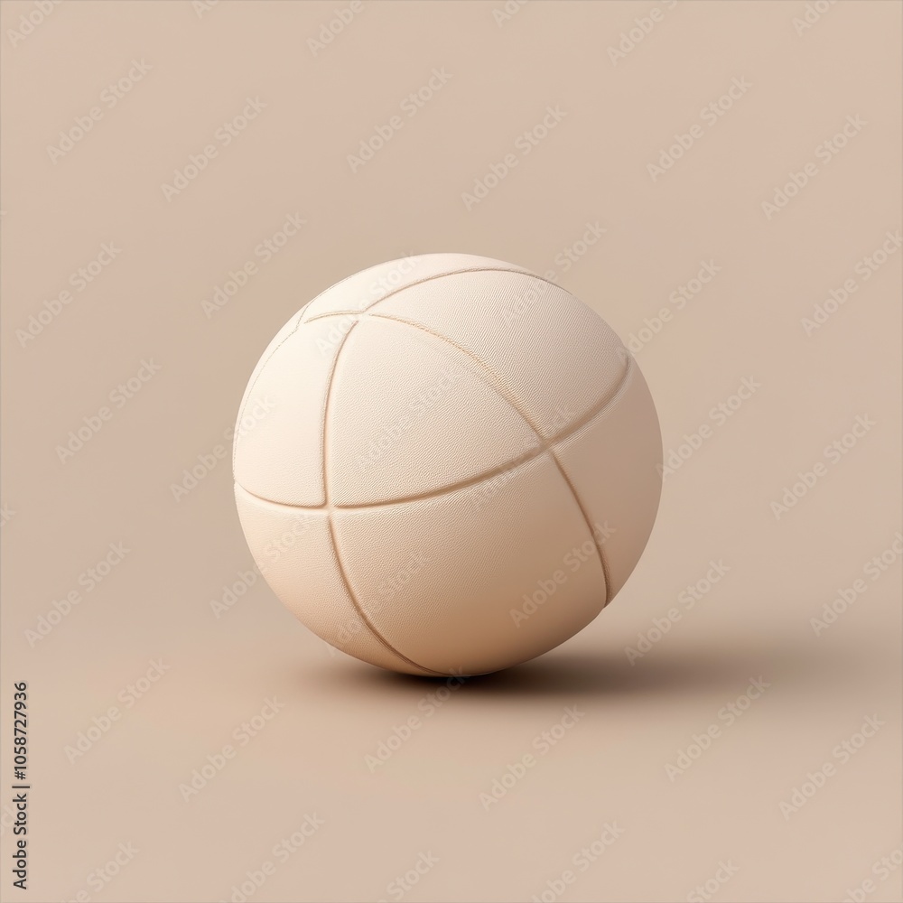 Minimalist Volleyball - A Serene and Simplistic Composition Minimalist Volleyball - A Serene and Simplistic Composition