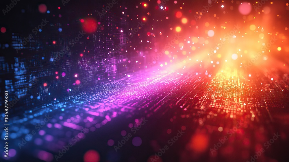 Fototapeta premium An abstract background with arrows symbolizing speed and innovation in modern technology