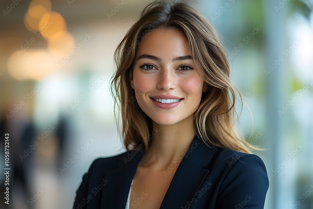Confident Female Executive Portrait - Empowering Business Leader Confident Female Executive Portrait - Empowering Business Leader