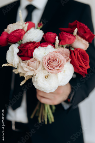 Obraz na płótnie bouquet of roses w salonie